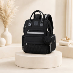 JustBaby Luv large full-station diaper backpack bags combine smart features, bottle insulation, and parent-friendly design.