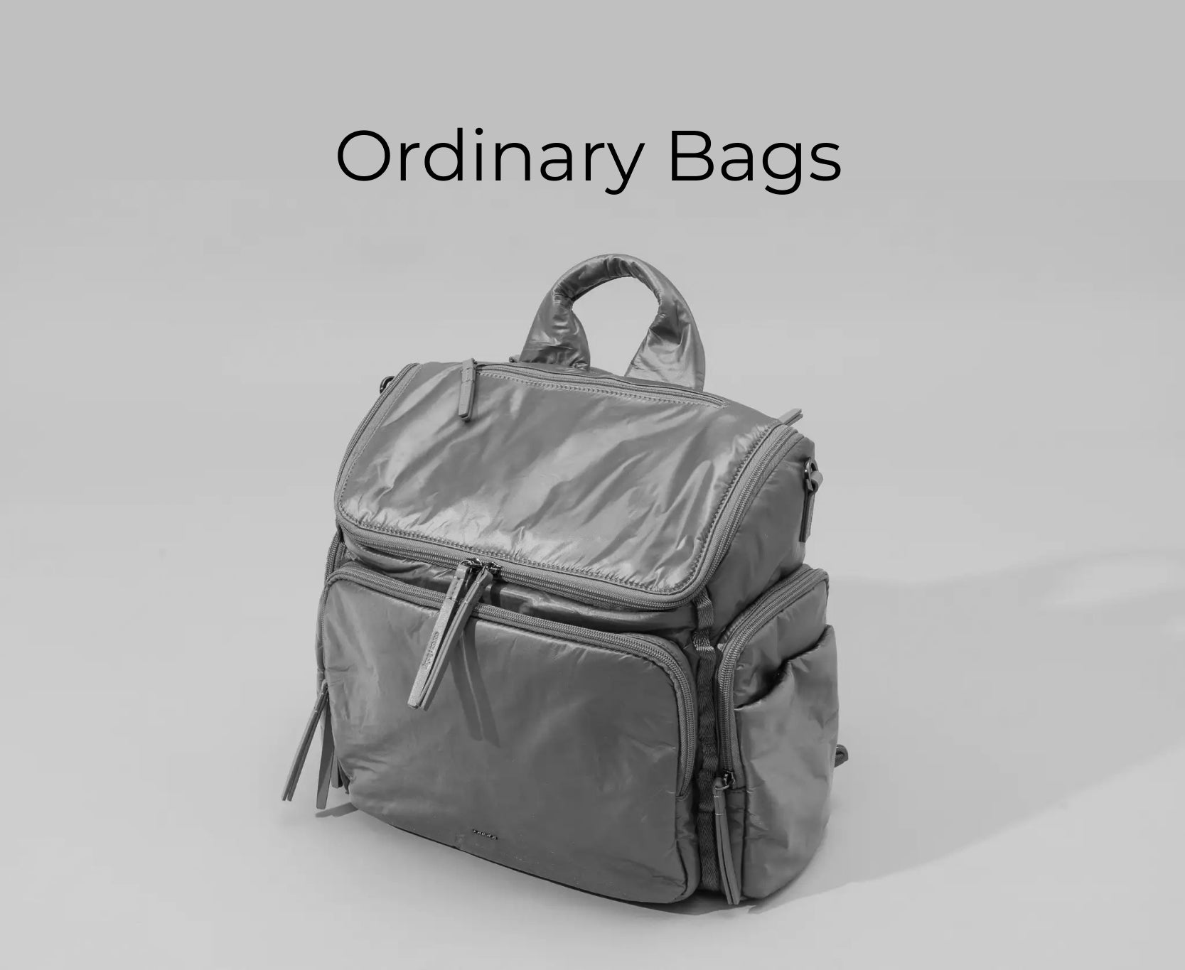 Ordinary diaper bags without changing station