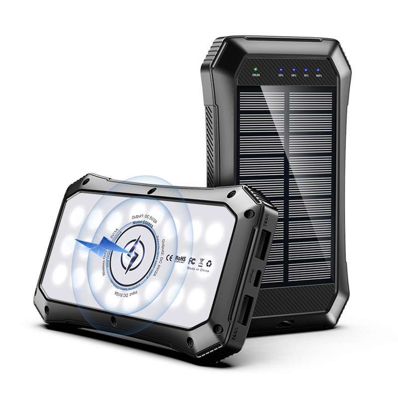 wireless solar power bank