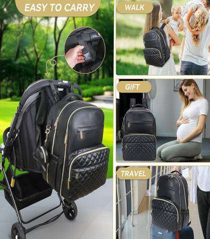 The Ultimate Guide to PU Leather Diaper Bag Backpacks: Stylish, Durable, and Vegan-Friendly