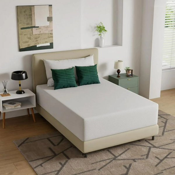 FDW 5 Inch Gel Memory Foam Mattress Medium-Firm Mattress for Pressure Relief & Cooler Sleep Mattress for Kid Adults Certipur-Us Certified Mattress in a Box, Queen