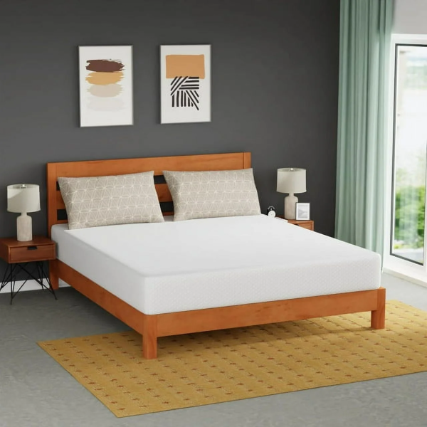 FDW 5 Inch Gel Memory Foam Mattress Medium-Firm Mattress for Pressure Relief & Cooler Sleep Mattress for Kid Adults Certipur-Us Certified Mattress in a Box, Queen
