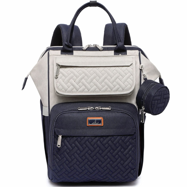 Babbleroo Diaper Bag Backpack, Spacious & Stylish Nappy Organizer, Dark Gray, 1 Pc