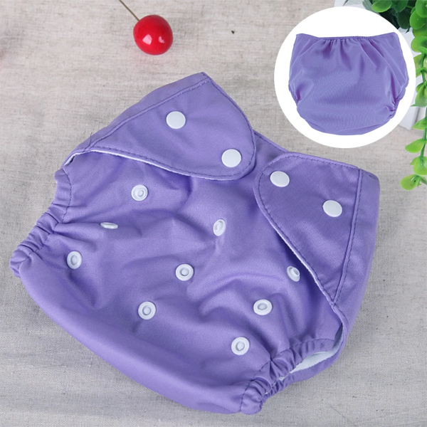 Hvxrjkn 7Pcs Baby Nappies Baby Diapers Newborn Reusable Cloth Nappy Diapers Baby Adjustable Nappies Infant Knitted Mesh Fabric Training Pant for Most Babies and Toddlers