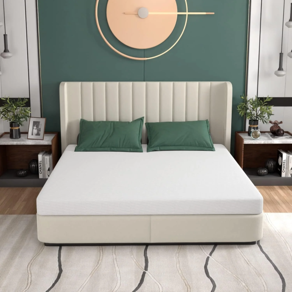 FDW 5 Inch Gel Memory Foam Mattress Medium-Firm Mattress for Pressure Relief & Cooler Sleep Mattress for Kid Adults Certipur-Us Certified Mattress in a Box, Queen