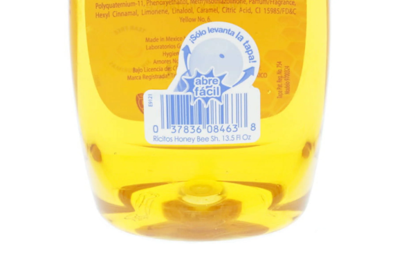 Ricitos De Oro Hypoallergenic Honey Baby Shampoo 400Ml - Champu De Miel Para Bebe (Pack of 3)