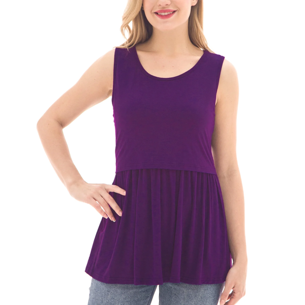 Bearsland Female Sleeveless Maternity Tank Tops Breastfeeding Nursing Clothes