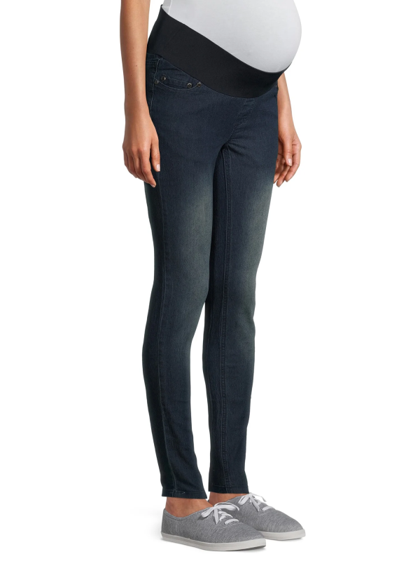 Oh! Mamma Maternity Women'S Skinny Jeans with Demi or Full Panel (Women'S & Women'S Plus)
