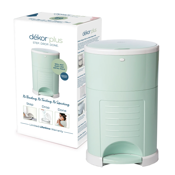 Dekor plus Hands-Free Diaper Pail | Gray