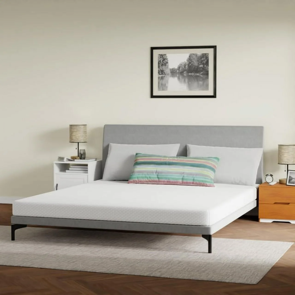 FDW 5 Inch Gel Memory Foam Mattress Medium-Firm Mattress for Pressure Relief & Cooler Sleep Mattress for Kid Adults Certipur-Us Certified Mattress in a Box, Queen
