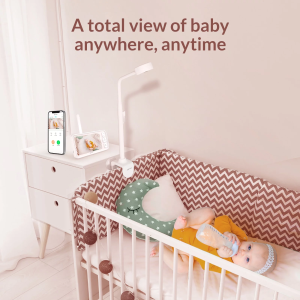 Baby Monitor with Camera and Audio, Netvue Peekababy 1080P HD 5" Video Monitors Security Cameras