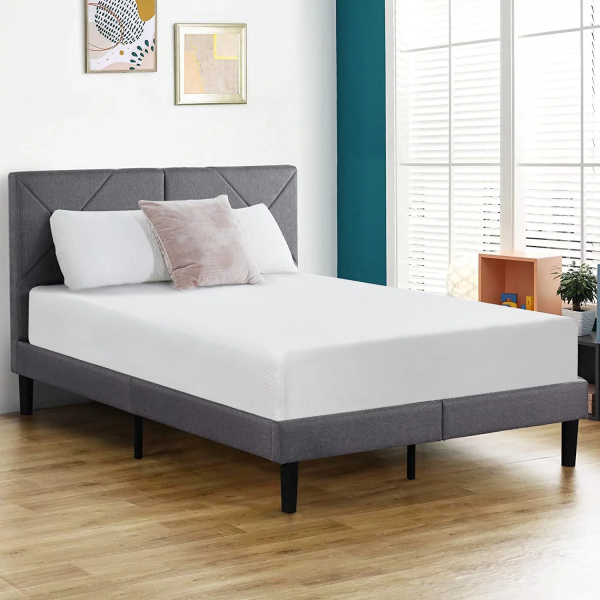 FDW 5 Inch Gel Memory Foam Mattress Medium-Firm Mattress for Pressure Relief & Cooler Sleep Mattress for Kid Adults Certipur-Us Certified Mattress in a Box, Queen