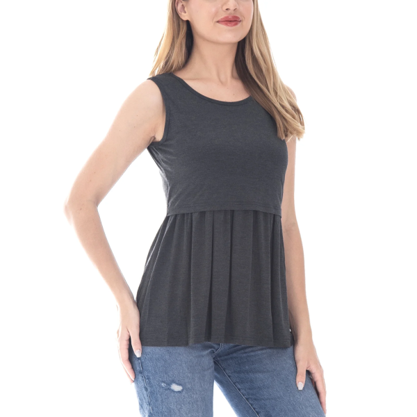 Bearsland Female Sleeveless Maternity Tank Tops Breastfeeding Nursing Clothes