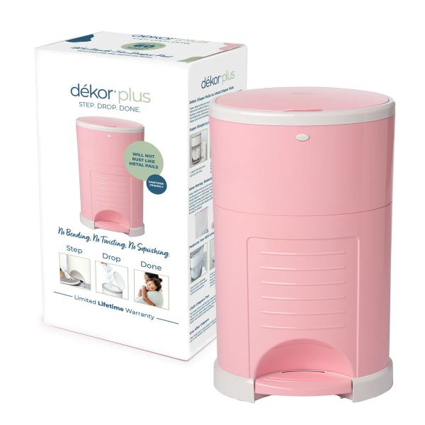 Dekor plus Hands-Free Diaper Pail | Gray
