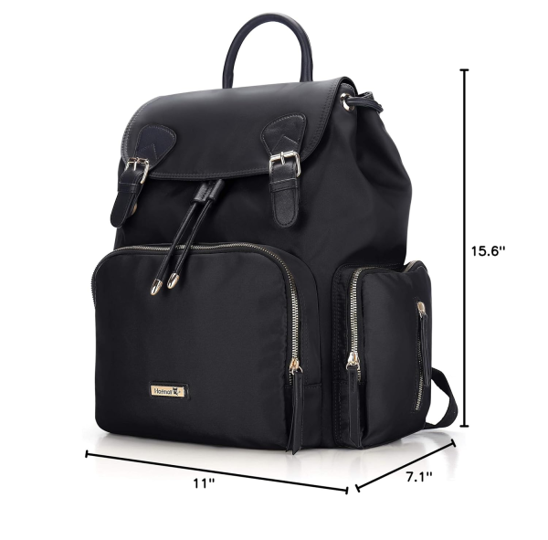 Hafmall Diaper Backpack Diaper Bag with Stroller Hooks, Pañaleras Para Bebe, Diaper Backpack for Mom