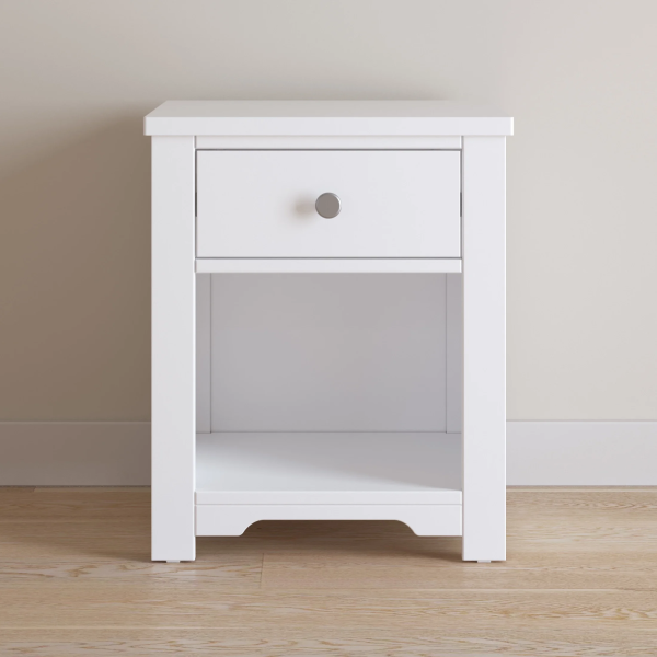 Child Craft Camden Crib, Dresser, and Nightstand Nursery Set, 3-Piece, Includes 4-In-1 Convertible Crib, 3 Drawer Dresser, and Nightstand, Grows with Your Baby (Matte White)