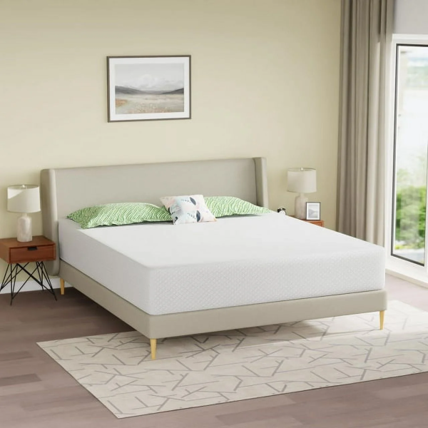 FDW 5 Inch Gel Memory Foam Mattress Medium-Firm Mattress for Pressure Relief & Cooler Sleep Mattress for Kid Adults Certipur-Us Certified Mattress in a Box, Queen