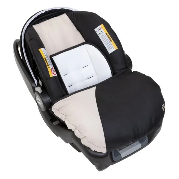 Baby Trend Ally Baby Infant Car Seat Travel System with Cover, Khaki