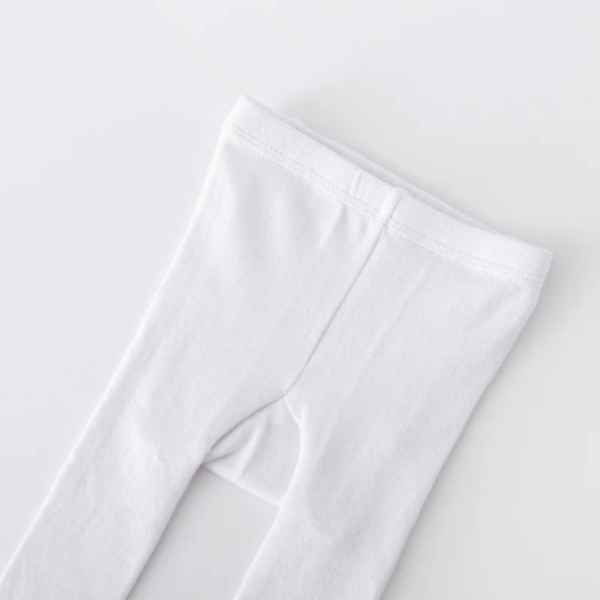 Newborn Tights for Girls Solid Knitted Infant Baby Girl Tights Casual White Black Toddler Pantyhose Spring Autumn 0-12M