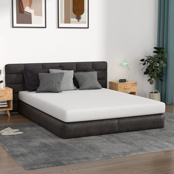 FDW 5 Inch Gel Memory Foam Mattress Medium-Firm Mattress for Pressure Relief & Cooler Sleep Mattress for Kid Adults Certipur-Us Certified Mattress in a Box, Queen