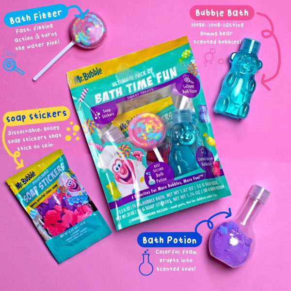Mr. Bubble Ultimate Pack of Bath Time Fun