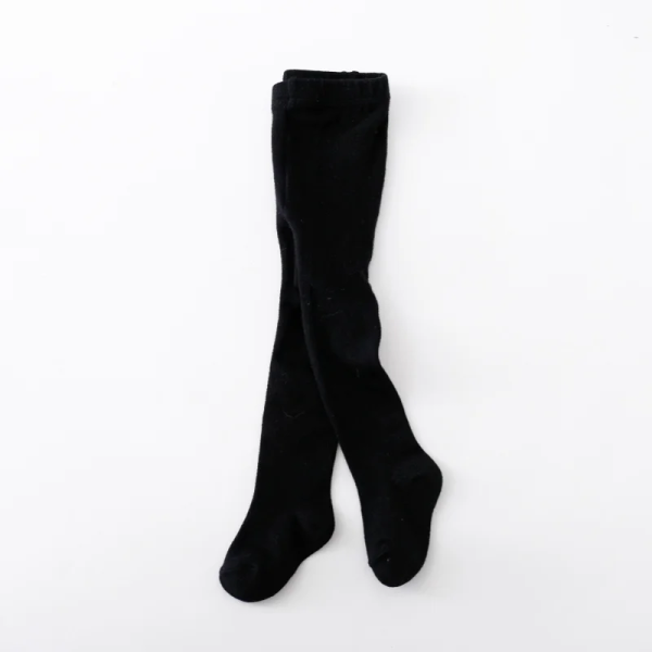 Newborn Tights for Girls Solid Knitted Infant Baby Girl Tights Casual White Black Toddler Pantyhose Spring Autumn 0-12M