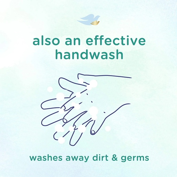 Baby Dove Sensitive Skin Care Baby Wash for Baby Bath Time Fragrance Free Moisture Fragrance Free and Hypoallergenic, Washes Away Bacteria 13 Oz