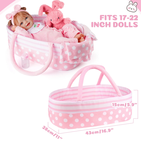 BABESIDE Reborn Baby Clothing Accessories Suit for 20"- 22" Reborn Baby Dolls