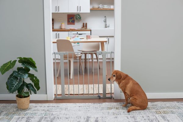 Safety 1St Pressure Mounted Baby Gates for Doorways, Securetech® No-Drill, with Door, 29-38"