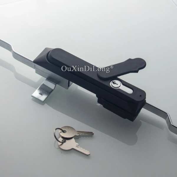 New 2PCS Industrial Equipment Cabinet Locks Distribution Box Locks Switch Control Electrical Cabinet Locks+Keys (Keys Alike)
