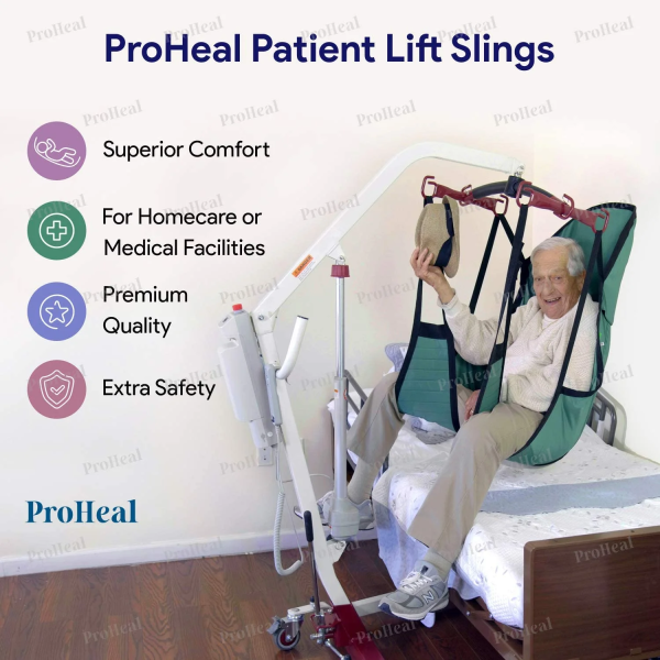 Proheal Universal Full Body Mesh Patient Lift Sling (M) 53" X 40"