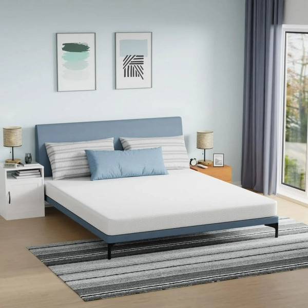 FDW 5 Inch Gel Memory Foam Mattress Medium-Firm Mattress for Pressure Relief & Cooler Sleep Mattress for Kid Adults Certipur-Us Certified Mattress in a Box, Queen