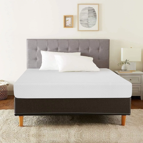 FDW 5 Inch Gel Memory Foam Mattress Medium-Firm Mattress for Pressure Relief & Cooler Sleep Mattress for Kid Adults Certipur-Us Certified Mattress in a Box, Queen