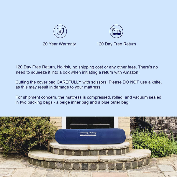 Queen Mattress,10 Inch Hybrid Mattress in a Box with Gel Memory Foam Mattress, Natural Latex Mattress Individually Wrapped Pocket Coils Innerspring Mattress, Pressure Relief, Back Pain Relief