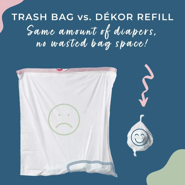 Dekor plus Hands-Free Diaper Pail | Gray