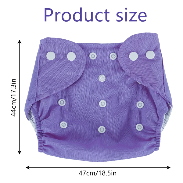 Hvxrjkn 7Pcs Baby Nappies Baby Diapers Newborn Reusable Cloth Nappy Diapers Baby Adjustable Nappies Infant Knitted Mesh Fabric Training Pant for Most Babies and Toddlers