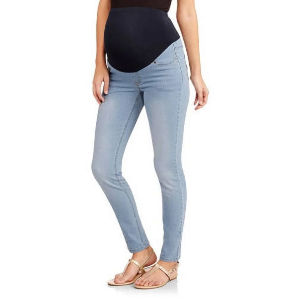Oh! Mamma Maternity Women'S Skinny Jeans with Demi or Full Panel (Women'S & Women'S Plus)