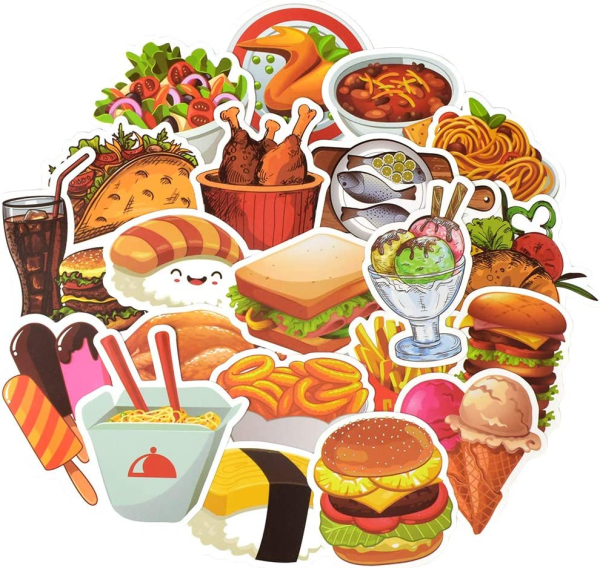 QTL VSCO Stickers for Teen Girls Cute Party Supplies Waterproof Vinyl Stickers for Hydroflask Laptop Gifts for Tween Girls 50Pcs