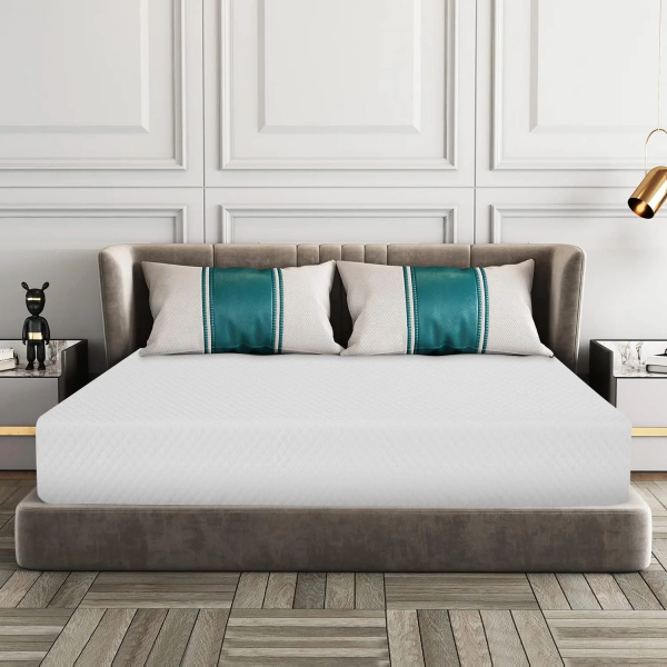 FDW 5 Inch Gel Memory Foam Mattress Medium-Firm Mattress for Pressure Relief & Cooler Sleep Mattress for Kid Adults Certipur-Us Certified Mattress in a Box, Queen