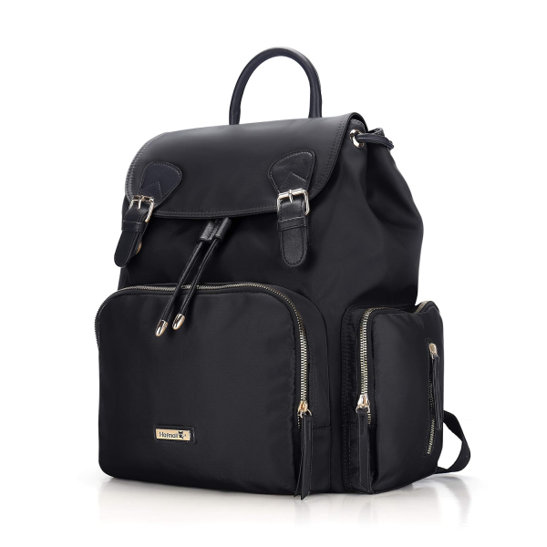 Hafmall Diaper Backpack Diaper Bag with Stroller Hooks, Pañaleras Para Bebe, Diaper Backpack for Mom