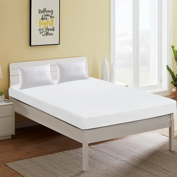 FDW 5 Inch Gel Memory Foam Mattress Medium-Firm Mattress for Pressure Relief & Cooler Sleep Mattress for Kid Adults Certipur-Us Certified Mattress in a Box, Queen
