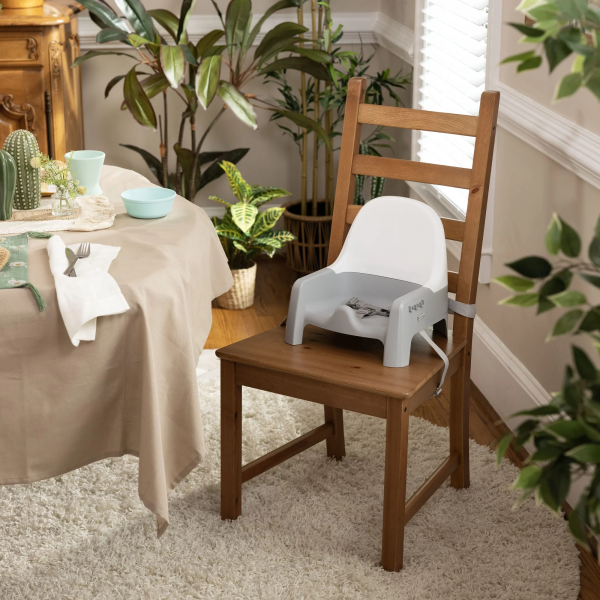 Ingenuity Deluxe Learn-To-Dine Feeding Seat, Ages 6 Months to 3 Years, Orange and Teal