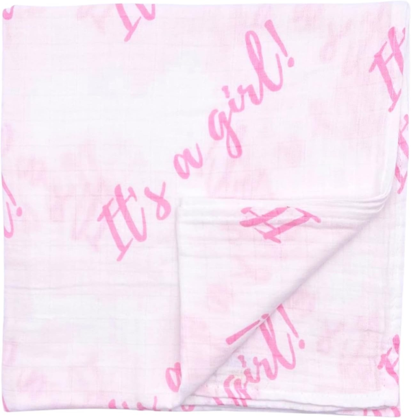 Premium Cotton Muslin Swaddle Blankets for New Born Boys Girls (Boy)
