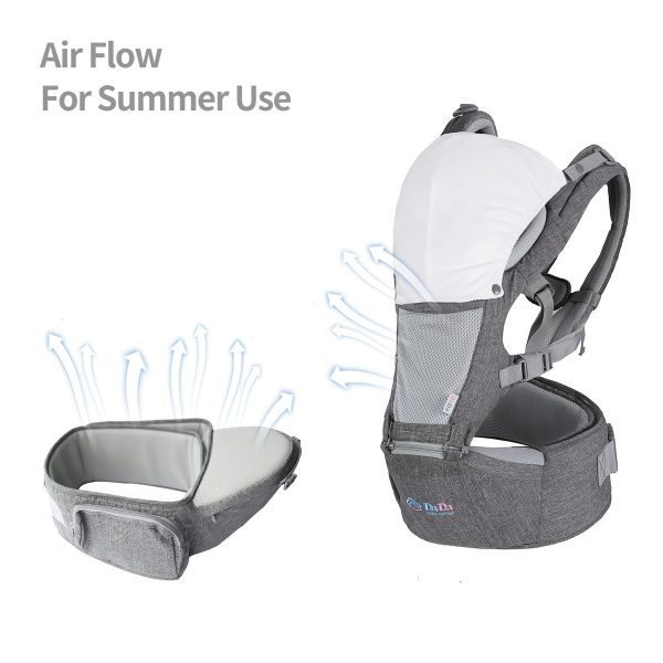 Baby Carrier Hip Seat for Newborn and Toddler, Baby Shower Gift for New Mom and Dad