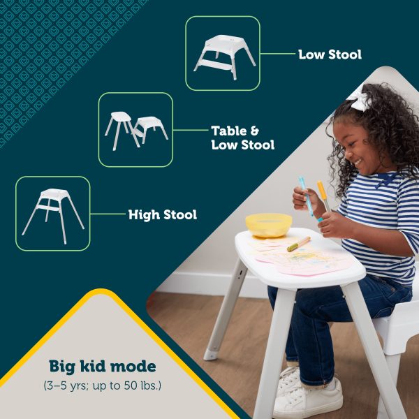 Safety 1St Grow and Go Rotating High Chair, Soft Ash