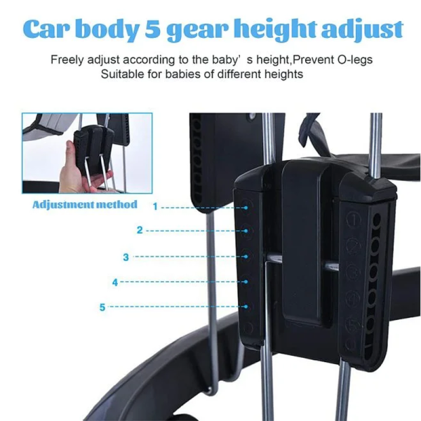 Baby Walker 8-18 Months Multifunctional Anti-O-Leg Anti-Rollover the Stroller Can Sit and Push to Learn to Walk