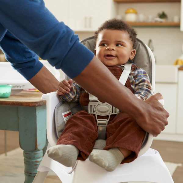 Safety 1St Grow and Go Rotating High Chair, Soft Ash