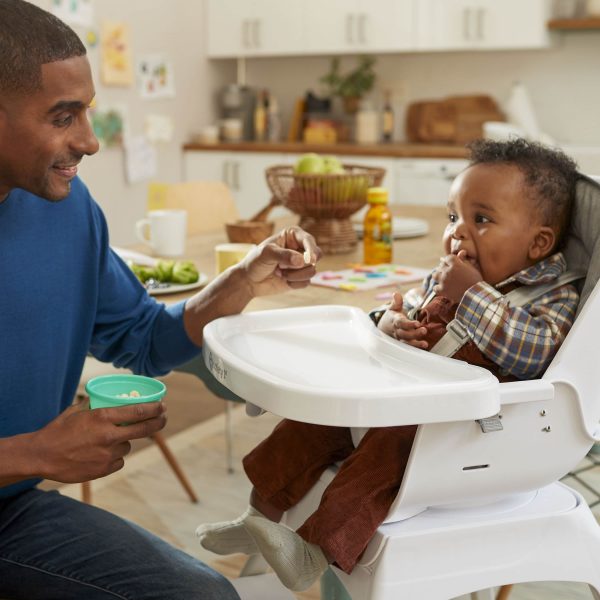Safety 1St Grow and Go Rotating High Chair, Soft Ash