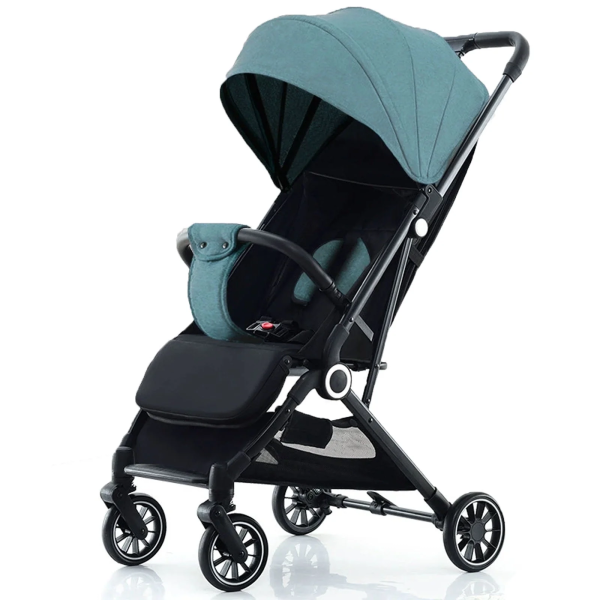 Yabanana Baby Stroller, Portable On-The-Go One-Touch Retractable Folding Stroller for 0-4 Years Old Babies. Gray