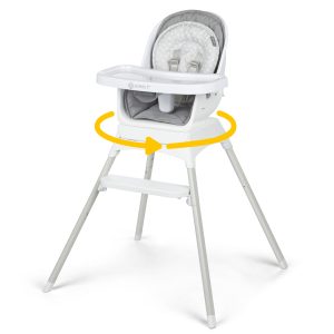 Safety 1St Grow and Go Rotating High Chair, Soft Ash
